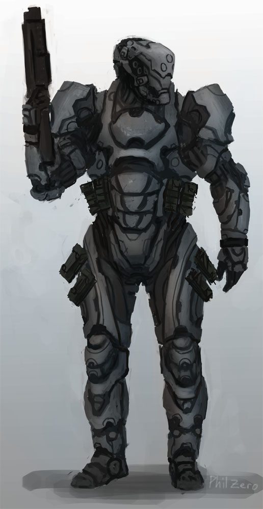 alien battle suit