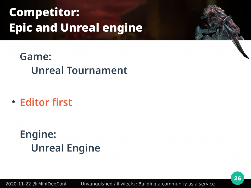 Epic and Unreal: editor first