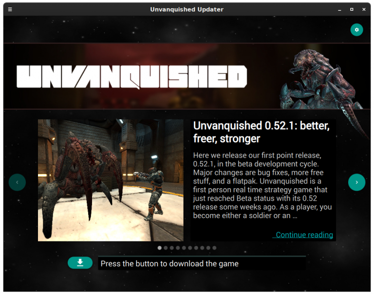 The Unvanquished updater and launcher.