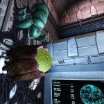 A granger and an egg on creep on a wall in the Folorn map.