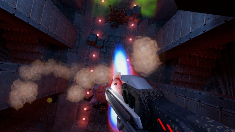 POV: hovering over overmind with jetpack and painsaw