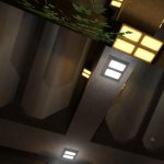 Correct deluxe map on single-sided translucent glass in Station15.